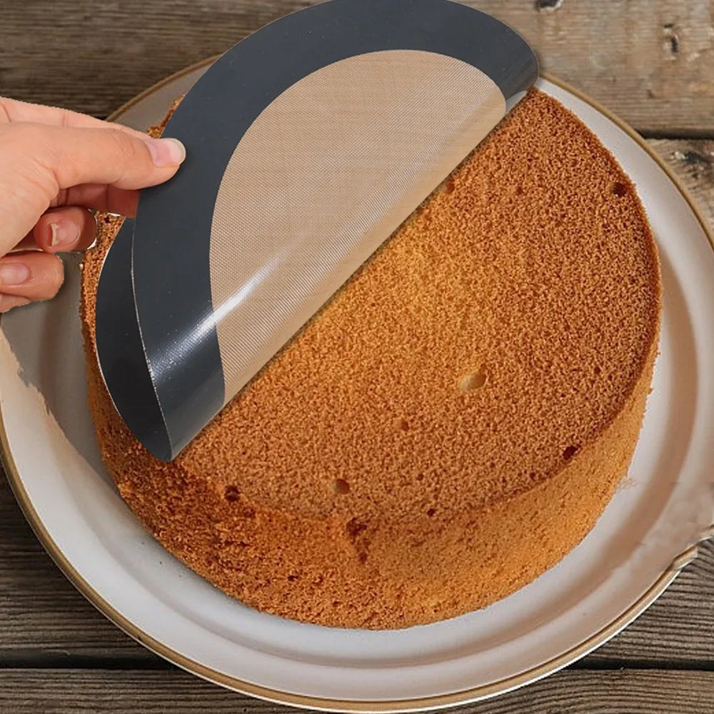 9-Inch Silicone Baking Mat - Nonstick Reusable Cake & Pizza Liner