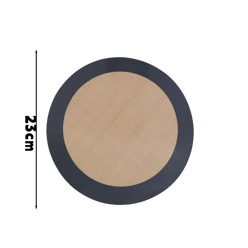 9-Inch Silicone Baking Mat - Nonstick Reusable Cake & Pizza Liner